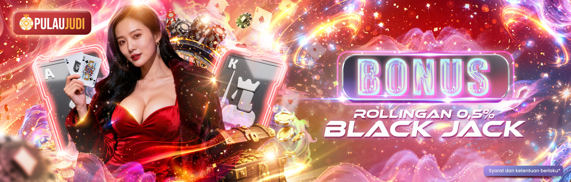 BONUS MINGGUAN BLACKJACK 0.5%