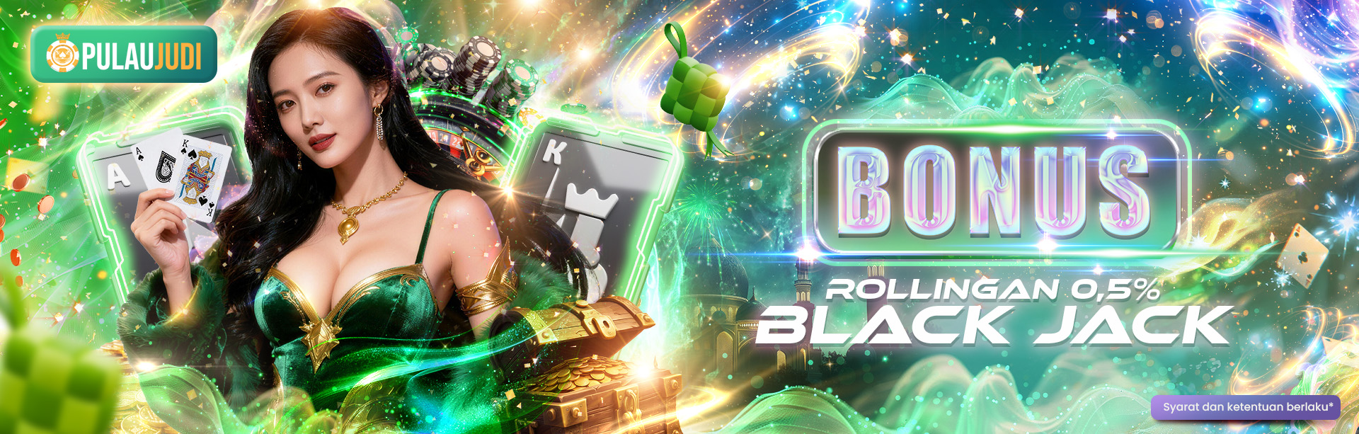 BONUS MINGGUAN BLACKJACK 0.5%