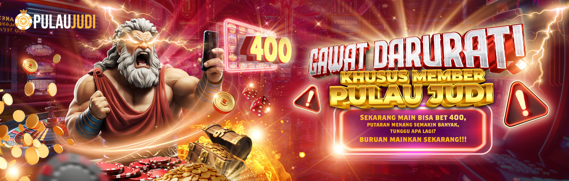 GAWAT DARURAT BET 400 !!!