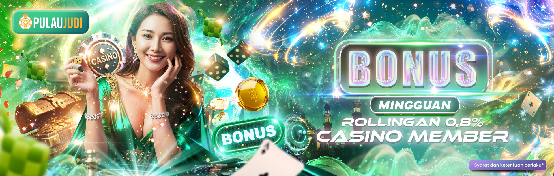 BONUS MINGGUAN LIVE CASINO