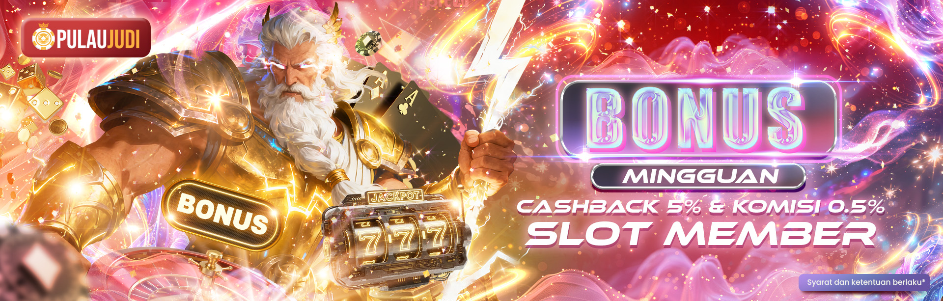 BONUS MINGGUAN SLOT
