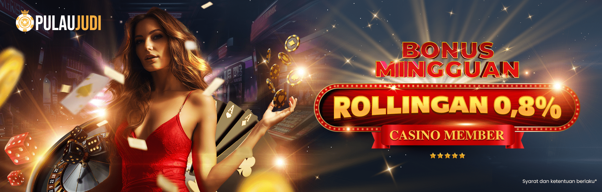 BONUS MINGGUAN LIVE CASINO